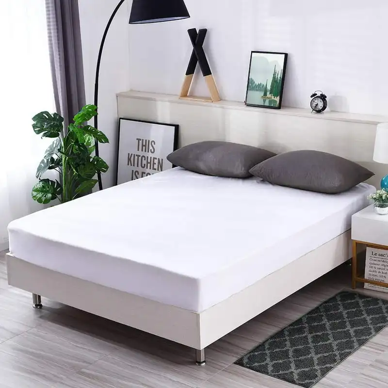 

Size Fitted Mattress Protector, Waterproof Soft Mattress Cover Comforter sets Waterproof pad Cubre colchón matrimoniales Coldin