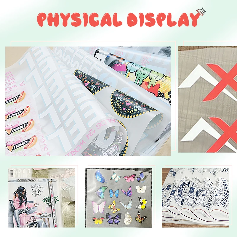 DTF Heat Transfer Custom Logo or Photo Ready to Press Picture Ironing Thermal Sticker Iron-on Clothing DIY heat transfer stickers