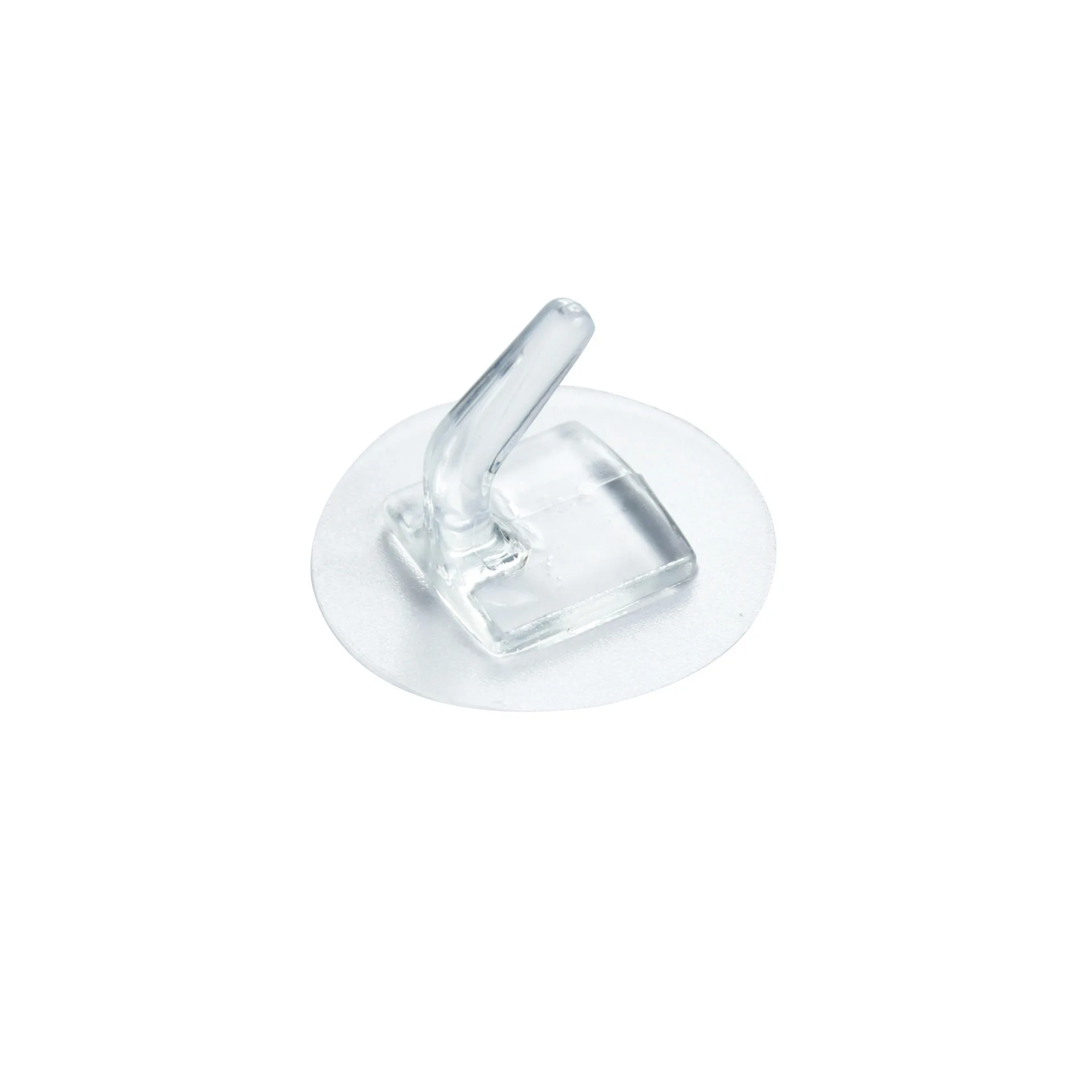 5PC Acrylic Horn Hook Strong Self-adhesive Horn Transparent Hook Behind The Door Bedroom Punch-free Porta Gorras Pared