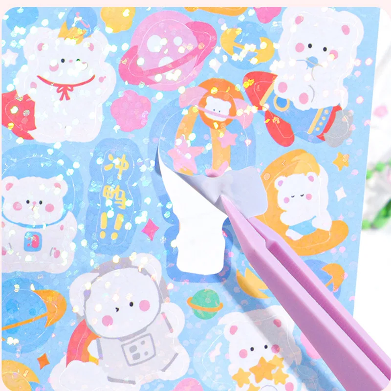 Sheet Stickers for Kids Pretty Aesthetic Cute Set Pack Handmade DIY Children 19 S719b79ea618f4aa6a109f1b79d237f2dz