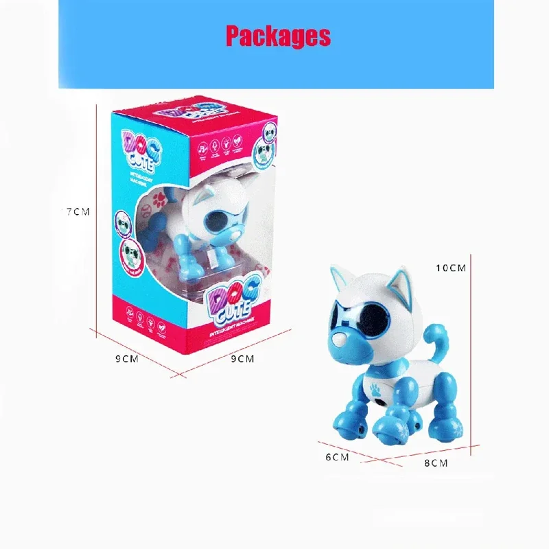 Intelligent Mechanical Dog Multifunctional Electronic Music Dance Walk Interactive Pet Robot Dog Toy Children's Educational Toy 6