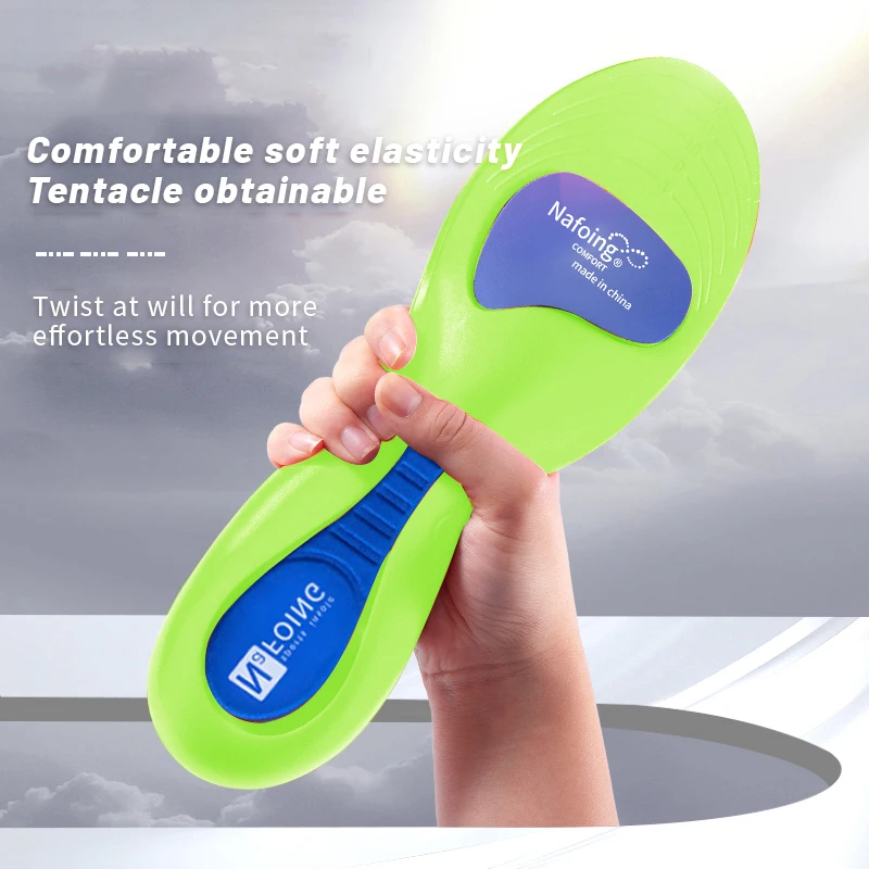 Orthopedic Insoles for Feet Sport Shock-absorbing Insole for Shoes Arch Support Plantar Fasciitis Templates Pads Men Women Sole 4