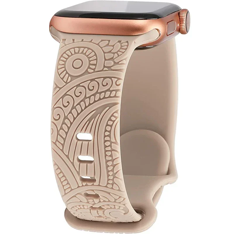 Engraved Silicone Strap