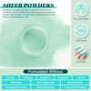 20pcs Dip Powder Nail Kit with 16 Blue Green Colors Fast Air Dry Dipping Powder and Dip Liquid Set for Nail Art Women Girls Gift 5