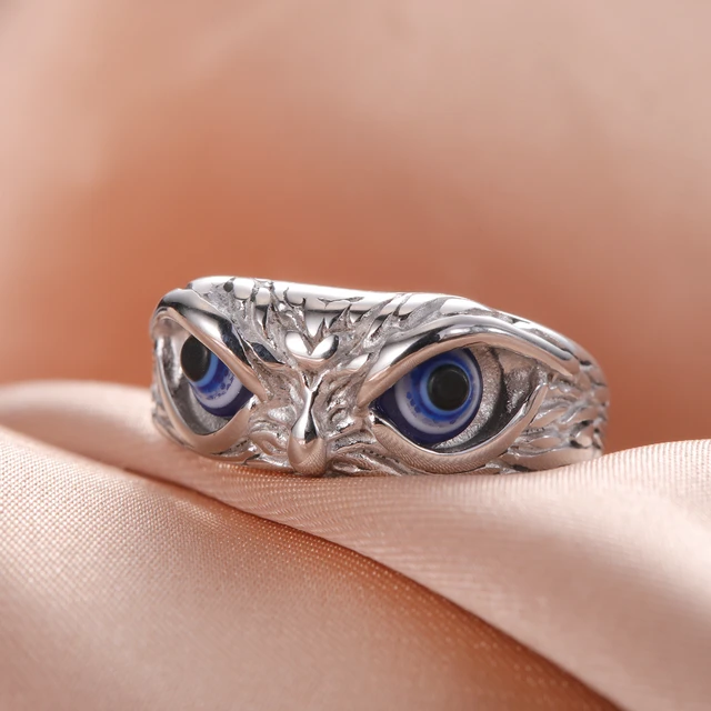 Dreamtimes Retro Special Design Owl Ring Stainless Steel Lovely Engagement  Ring for Men and Women Jewelry Gift - AliExpress