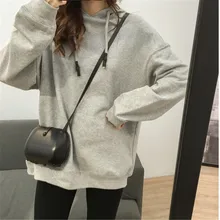 

Thin Hoodie Pullover Sweater Loose All-match Thin Solid Color Long-sleeved Coat Top New Japan Korean Casual Autumn Spring 2022
