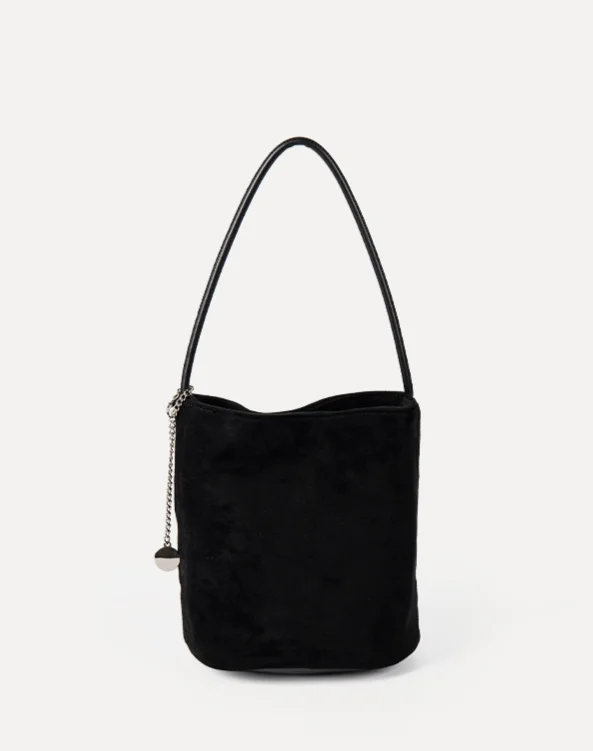 Sac à bandoulière simple en daim souple pour femme, nouvelle niche japonaise coréenne automne-hiver 2024, simple et polyvalent_voghion.com