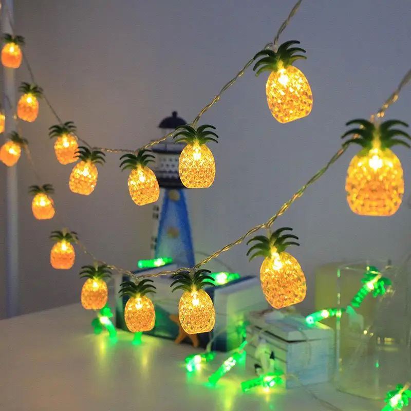 Tropical Palm Tree LED Fairy String Lights for Beach and Outdoor Party Decor