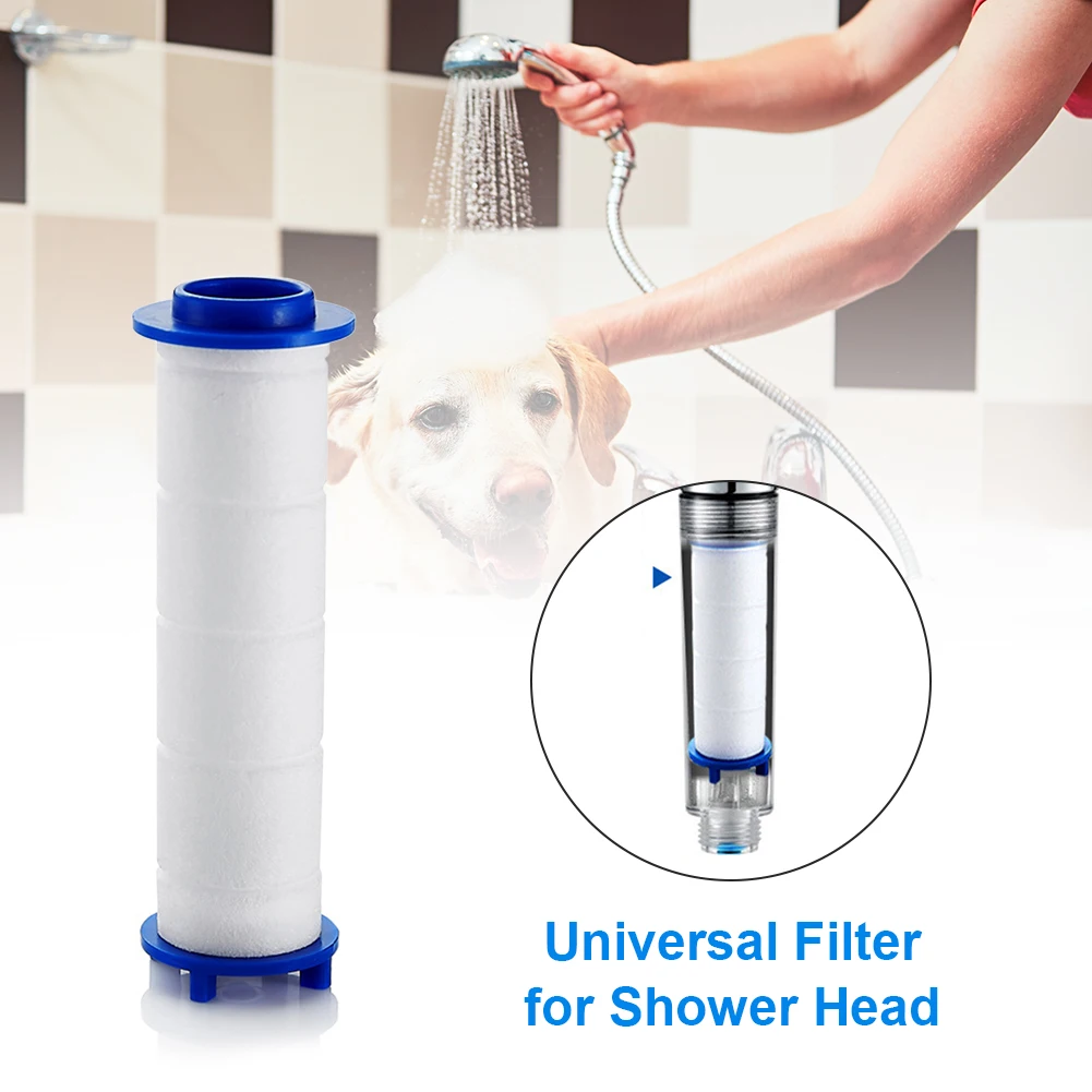 2Pcs/Lot Shower Head Filter PP Cotton Filters Replacement Cartridge Water Purification Bathroom Accessory Hand Held Bath Sprayer shower head filter shower head water filter cartridge shower water filter