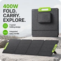 Panneau solaire pliable 400W, portable, monocristallin, avec revêtement ETFE, pour centrale électrique, camping-car et camping 1