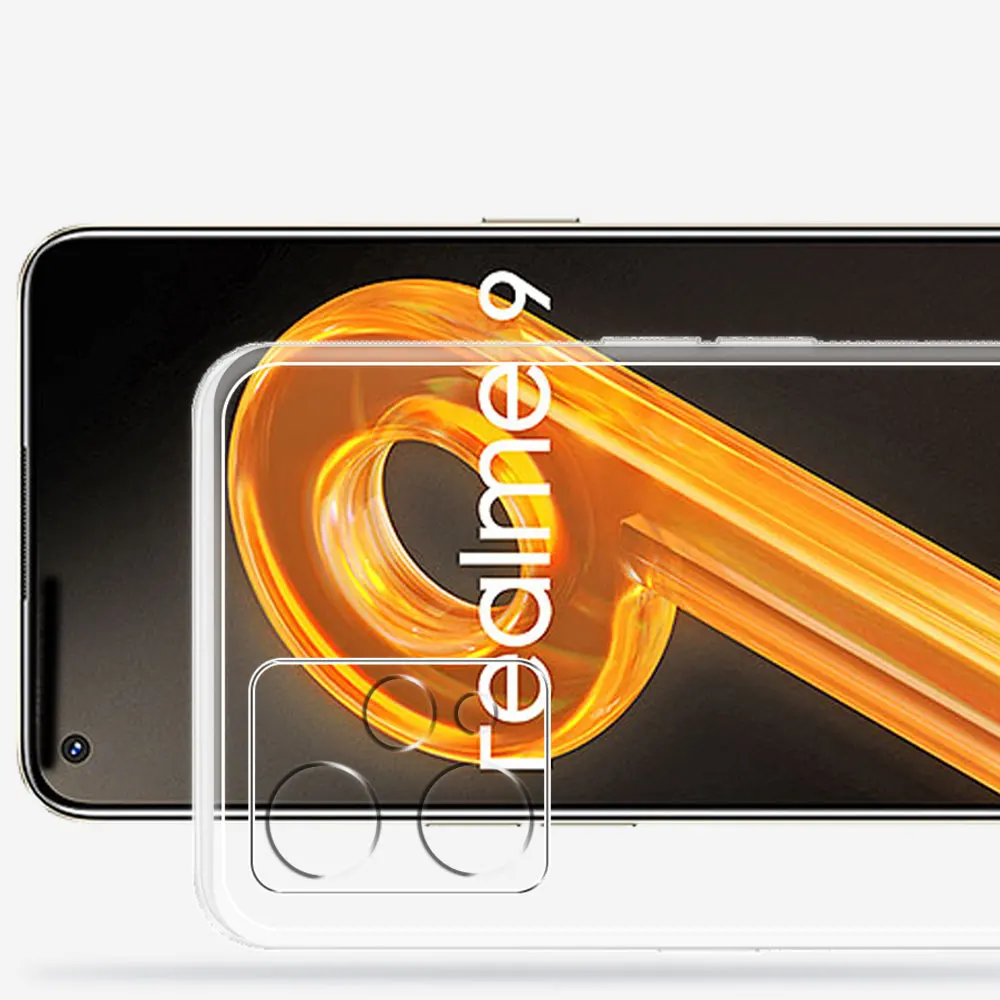 Clear Silicon Soft Cover Ultra Thin Bumper Coque for Realme 9 Series and Pro Plus