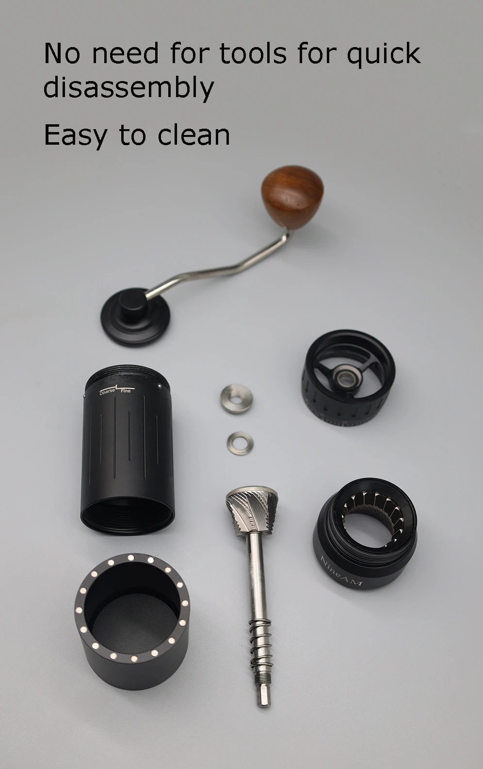 NineAM M1 Manual Coffee Grinder High Quality Portable Upgrade 7 Star Stainless Steel Burr Suitable for Espresso Kitchen Tool 9 S719c4a2ebbc5433eaec7ac5b2c2e831bg NineAM M1 Manual Coffee Grinder High Quality Portable Upgrade 7 Star Stainless Steel Burr Suitable for Espresso Kitchen Tool