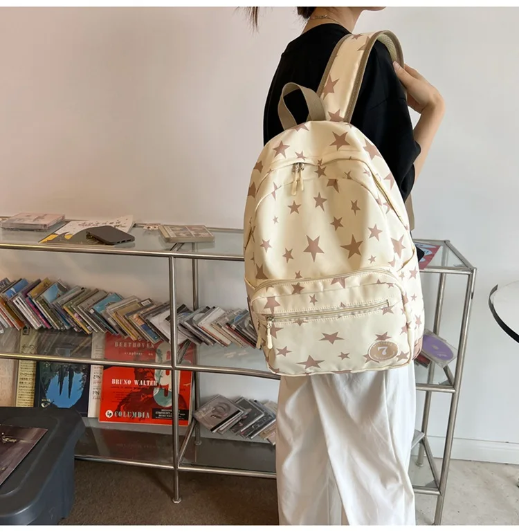 Kawaii Starry Large Capacity Harajuku College Backpack