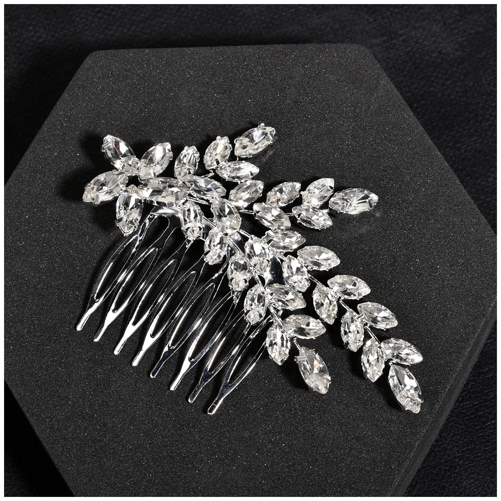 Glittering Hair Combs Clips Hair Fork Luxurious Messy Bun Maker with Glass Diamond for Banquet Wedding Gown Clips hair accessories bridal hair accessories