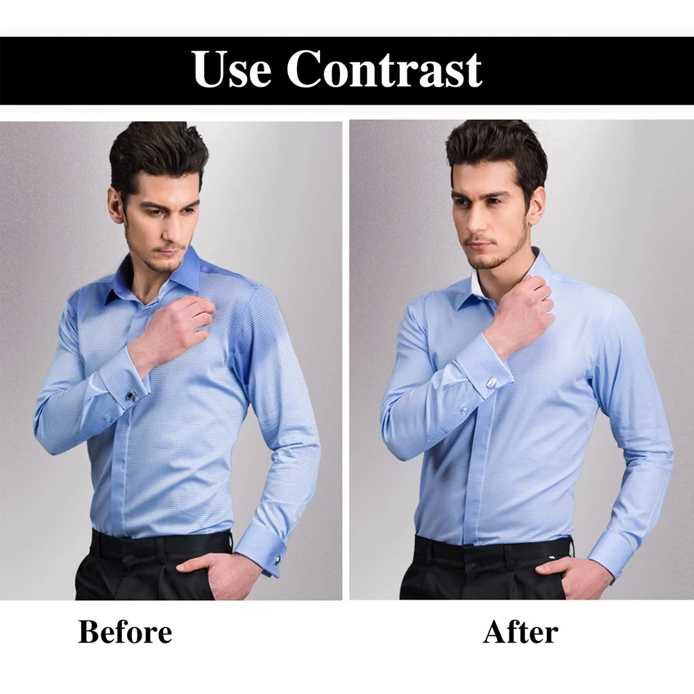 Sweat Pads Collar Protector Men Women Disposable Shirt Neck Collar Protector Self Adhesive Liner Patches Against Sweat Stain underarm sweat pads