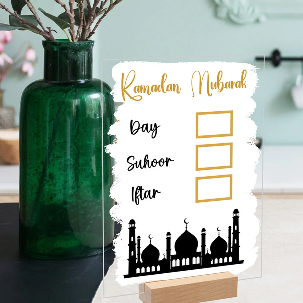 

Акриловый столик, исламский Декор, украшения для дома, Искусственная Луна, эмблемы Mubarak