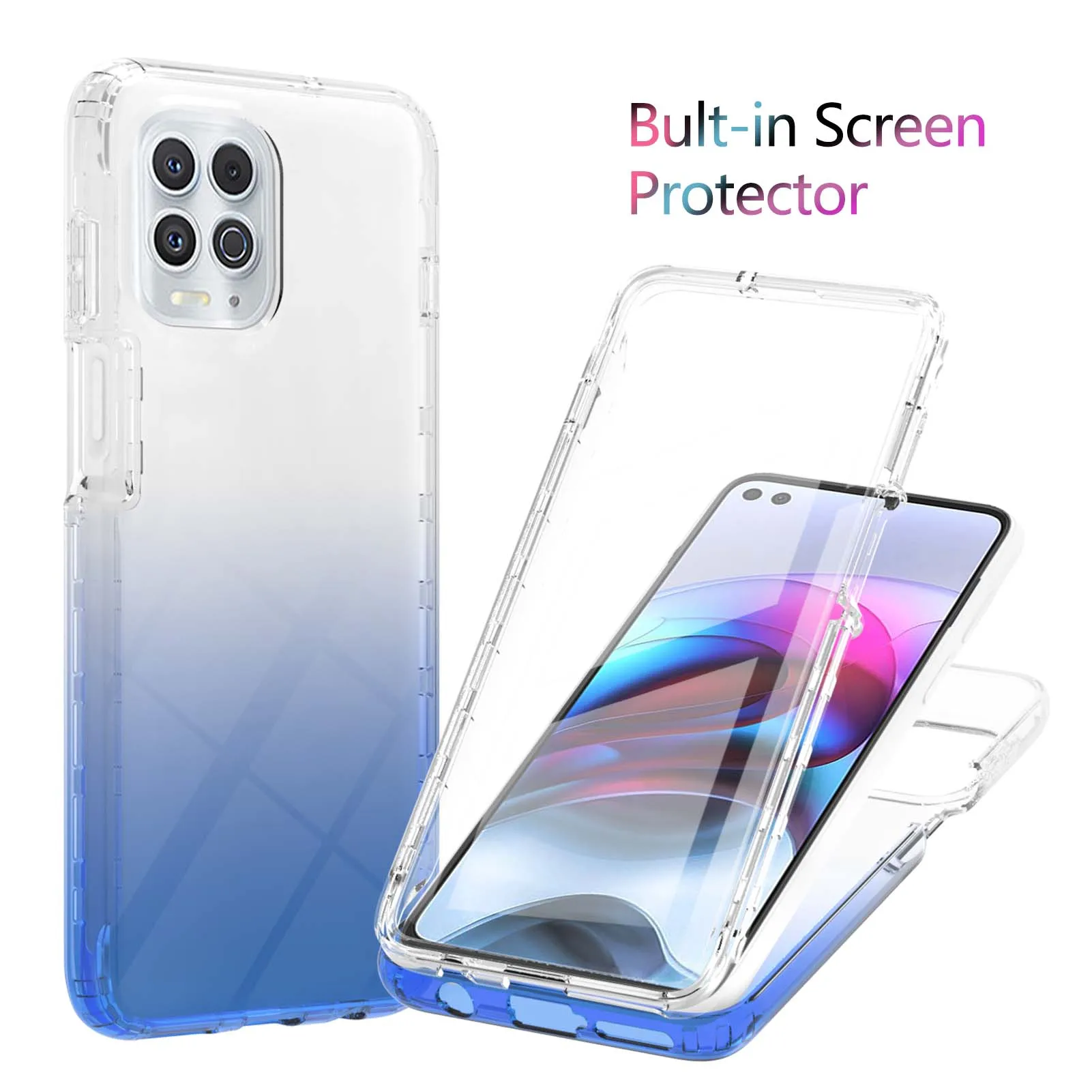 360 полноразмерный защитный чехол для экрана Moto G Stylus 2021 5G Edge S G100 G60 G9 Play E7 Plus