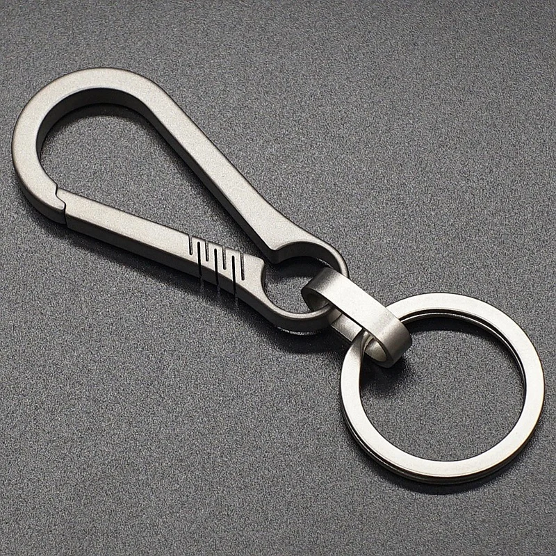 Titanium Alloy EDC Keyring Buckle Outdoor Tool Bottle Opener