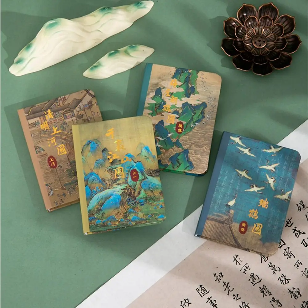 

A7 Retro Mini Notebook Portable Pocket Notepad Diary Book Handwriting Word Book Memo Pad Office Student School Stationery