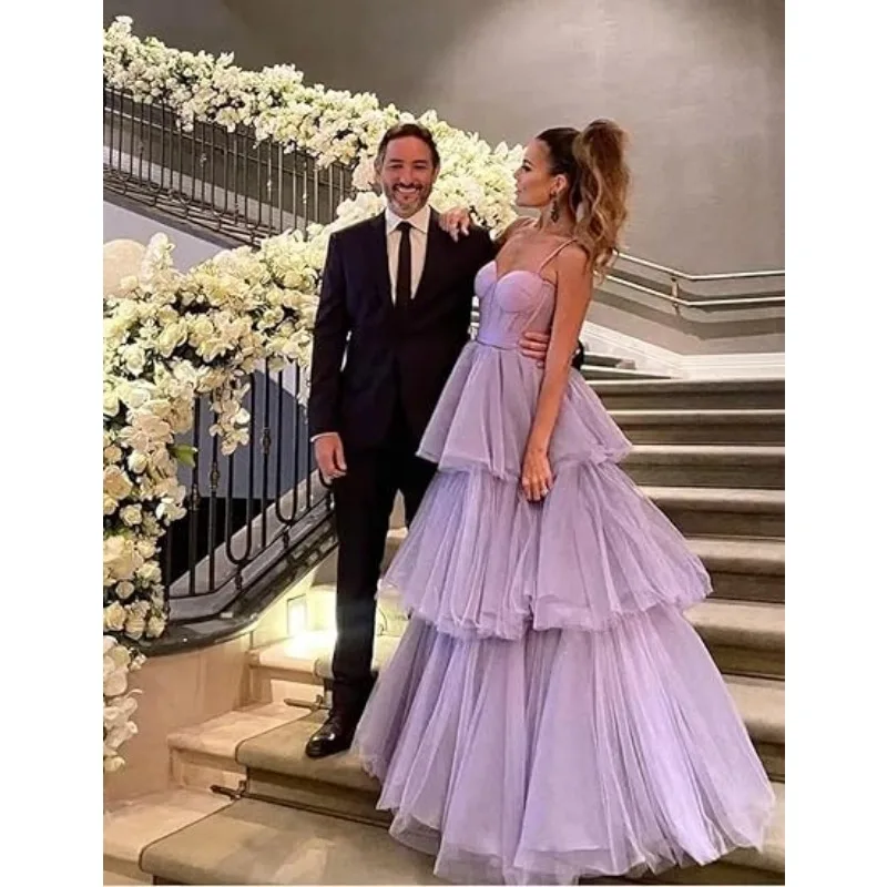 

Wakuta Long Puffy Sleeve Tulle Prom Dress Sweetheart Ball Gown for Women A Line Formal Evening Party Dress robe de bal