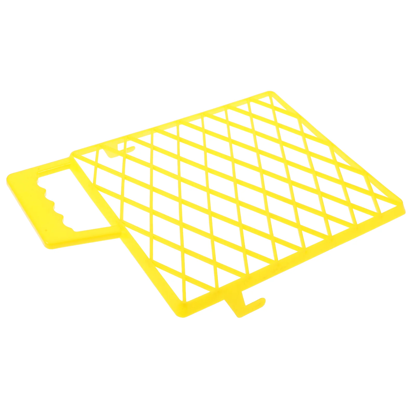 Paint Roller Grid Trays Supplies Plastic Oil Paints Watercolor Palette Yellow