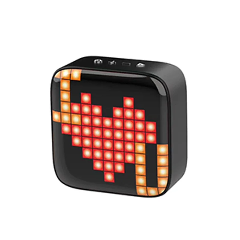 

2352a4Creative Bsluetooth speakegr беспроводной ретро жизсарл милый цветной светильник nehw подарок мини пиксель