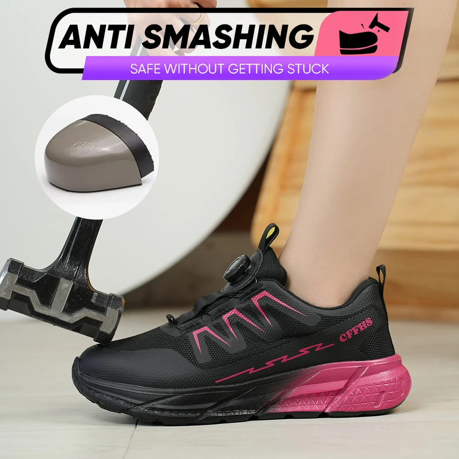 Women's Indestructible Steel Toe Safety Sneakers