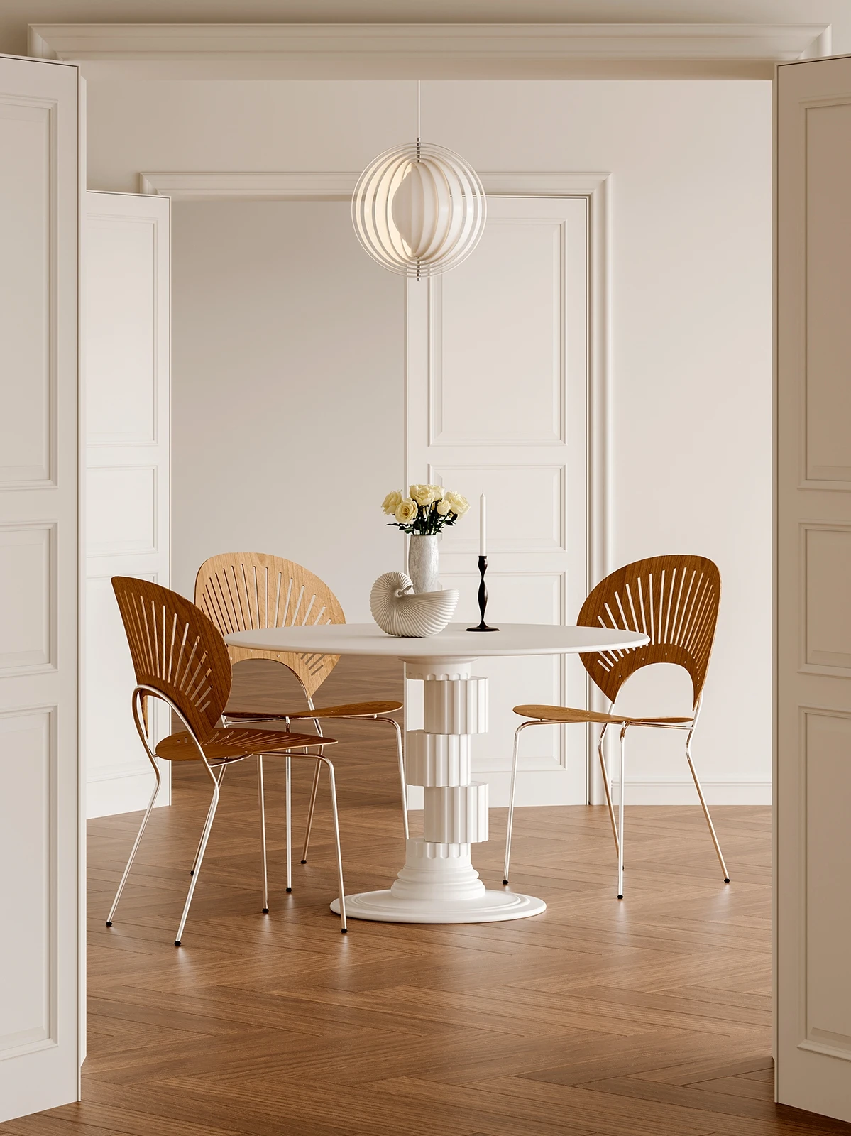 

Classic Retro round Dining in Room Large Multi-Person
