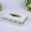 A1 High-grade silver gold tissue box metal paper tray napkin storage box car tissue box holder wx11081134 4