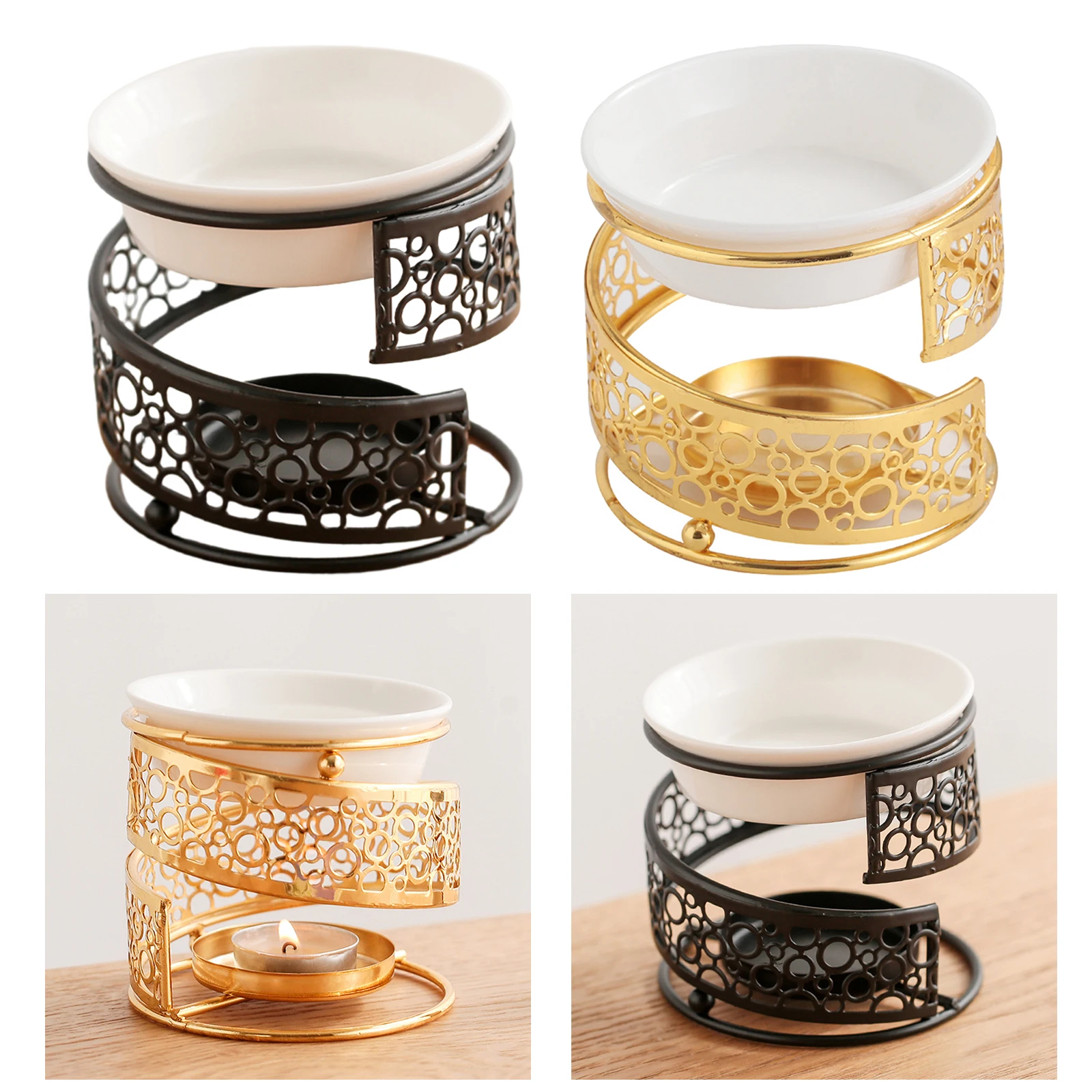 Brûleur D'huiles Essentielles Pingouin - Céramique, Thème Noël, Petit Format