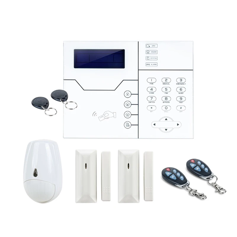 

Focus ST-VGT 433/ 868MHz TCP IP GSM Network Alarm System with Door Sensor Pet PIR Motion Sensor Remote Controller for Smart Home