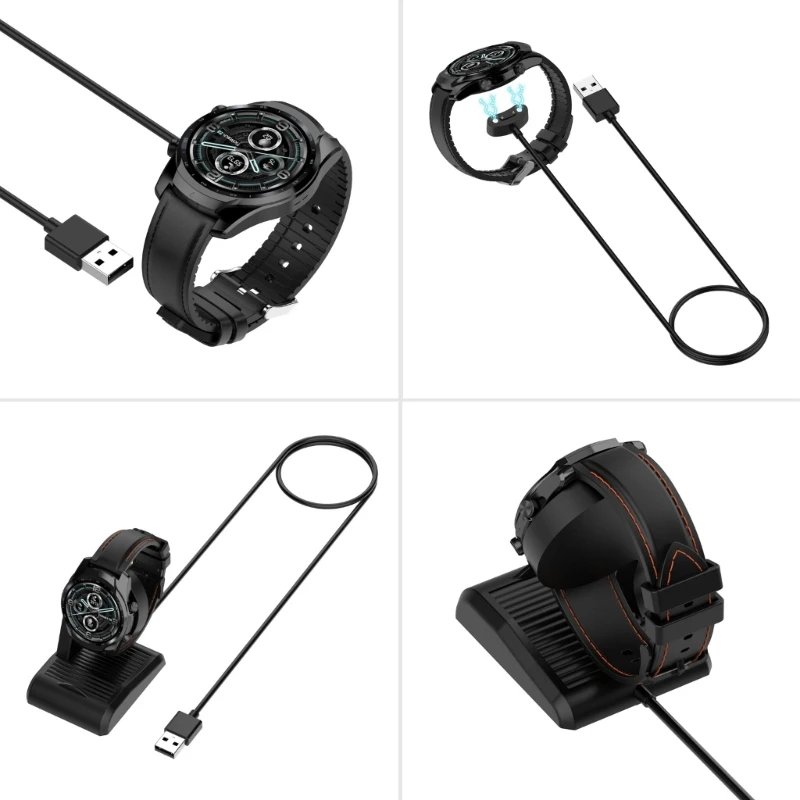 USB Charging Cable Dock For Ticwatch Pro5 Smart Watch Charging