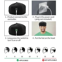 Red light therapy helmet for hair growth and scalp relief