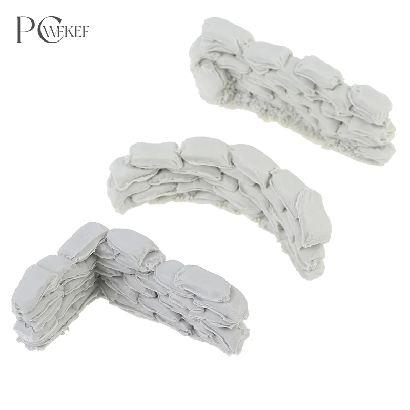 

1/35 Scale Resin Model for Sand Table Game Scenery Accessories Sandbags Toys