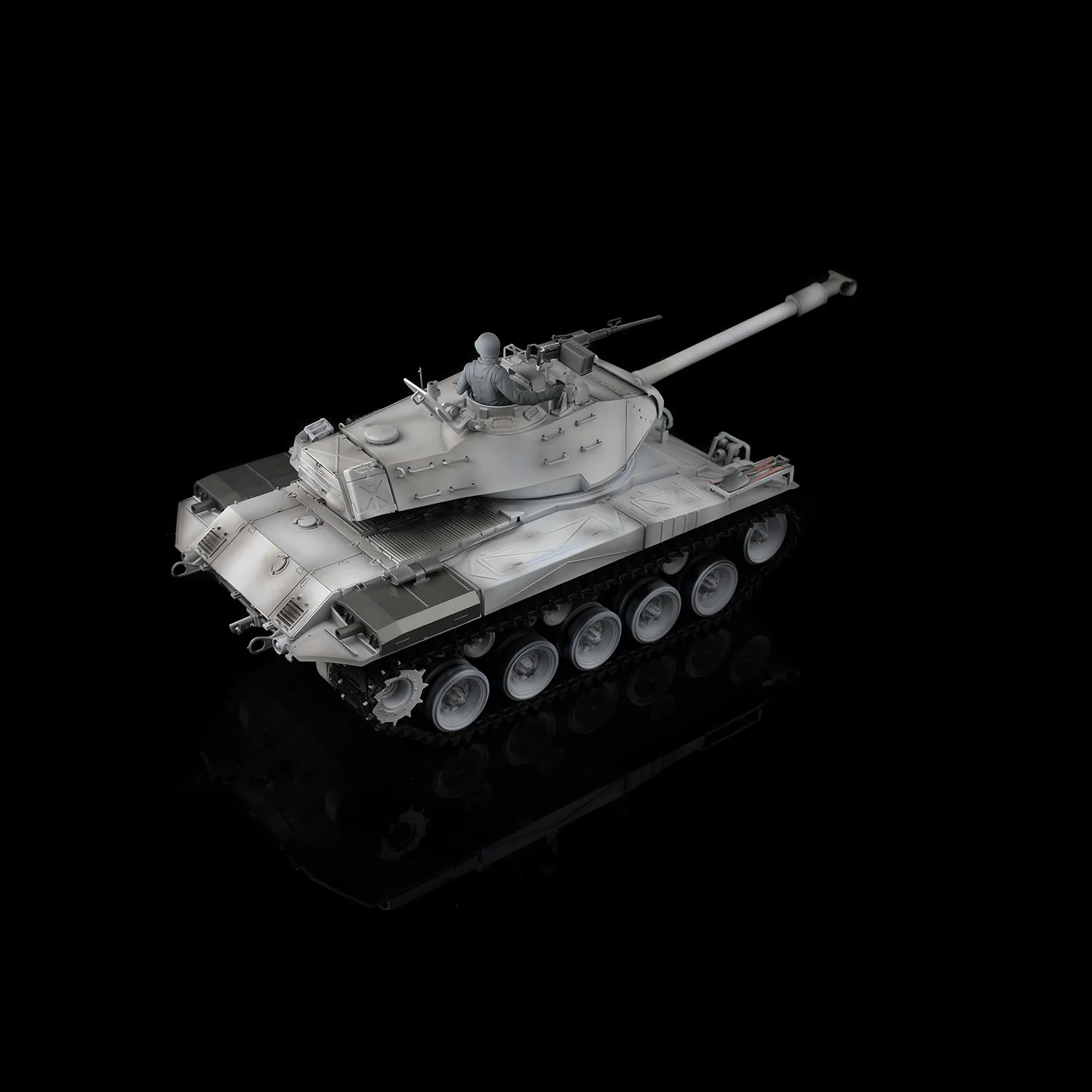 HENG LONG 1/16 7.0 Walker Bulldog Army RC Tank FPV Camera 3839 Steel Gearbox Barrel Recoil Painted Machine Gun Toys Cars TH20340 2