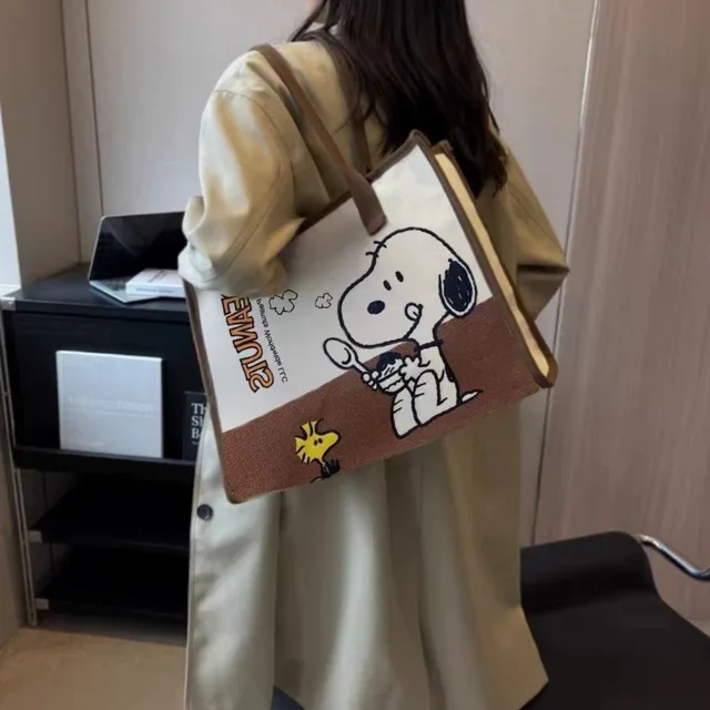 Bolsa de Lona Snoopy y Woodstock 6