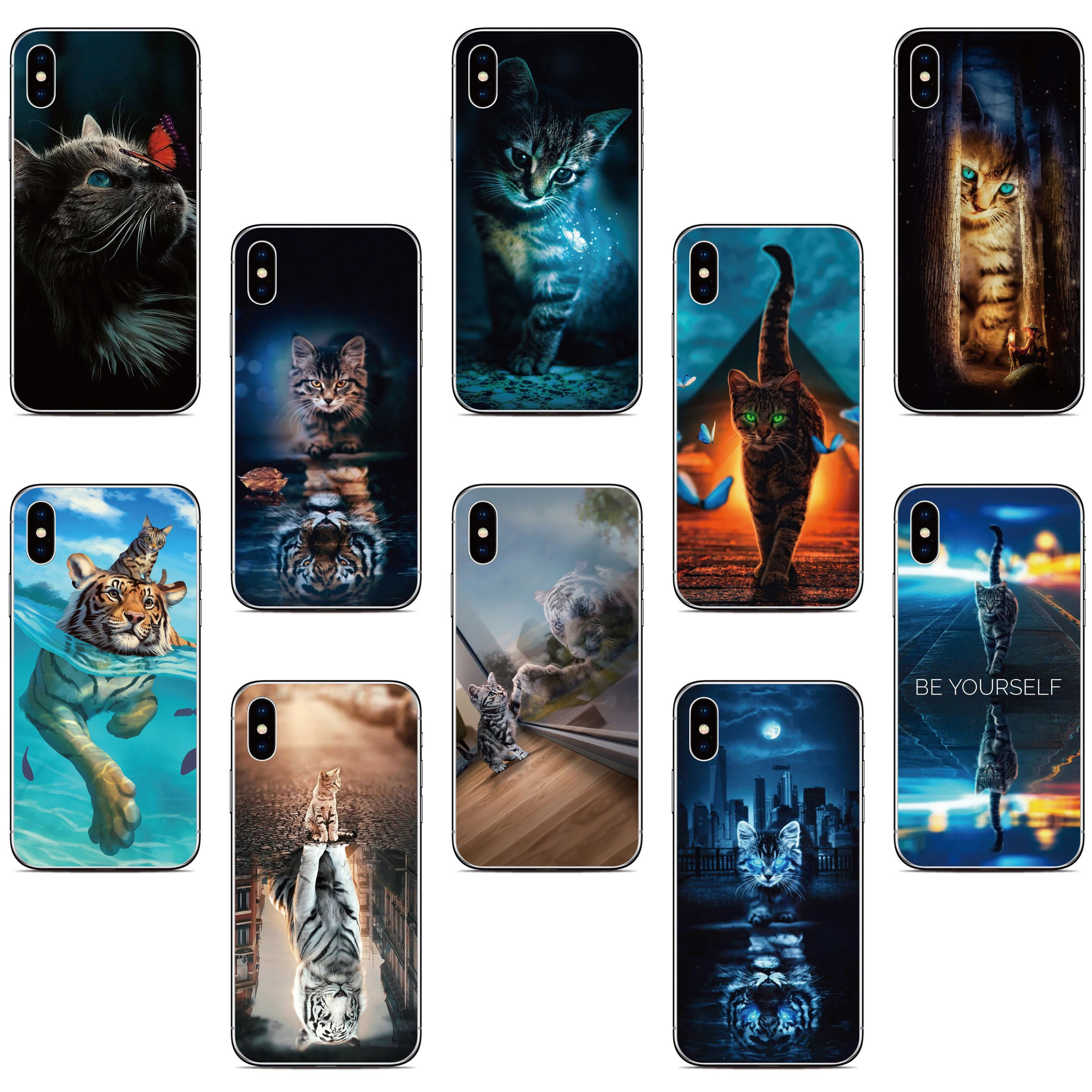 Big Cat Tiger Cover Per Blu G91 C5 Max View 2 3 Bold N2 F91 Gigaset Gx6 Gx4 Gs5 Gs4 Gs3 Cat S62 Pro S42 S52 S75 5G Custodia Per Telefono