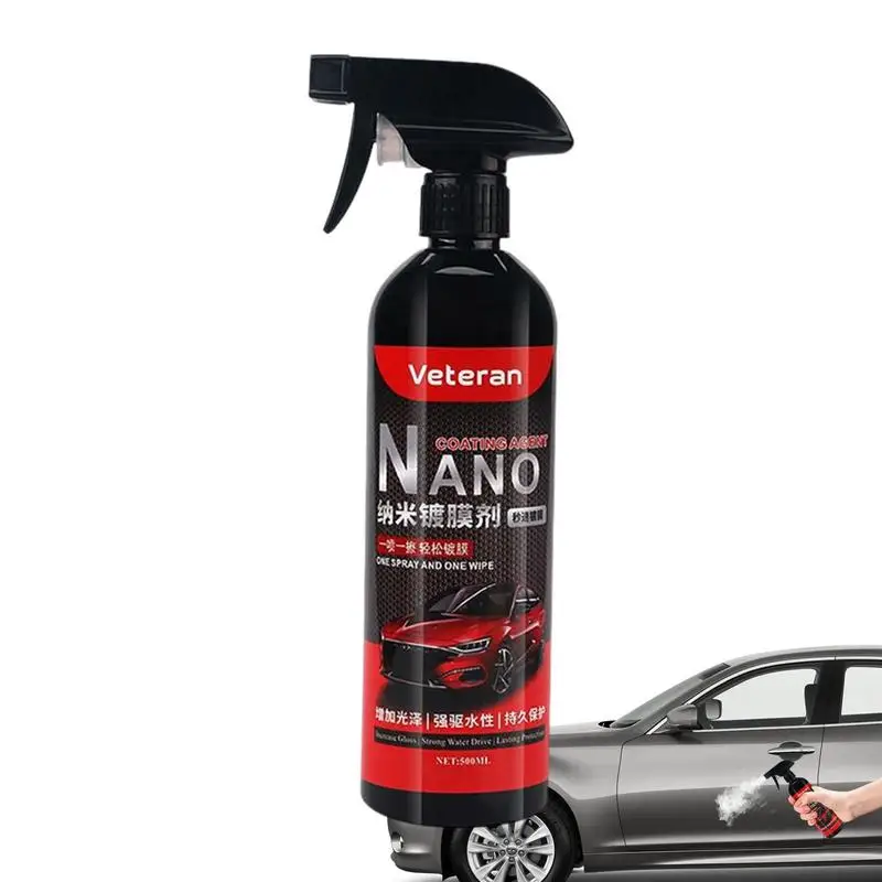 

Car Nano Coating Spray Ceramic Liquid Quick Ceramic Coating Water-Activated Formula 6 Months Of Protection Nano Spray Coating