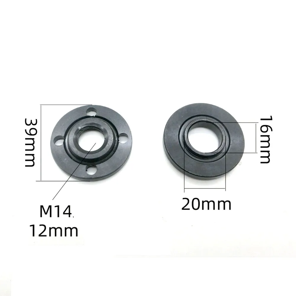 Angle Grinder Metal Pressure Plate Inner Outer Flange Nut Set Tools Metal Angle Grinder Angle Grinder M14 Shaft