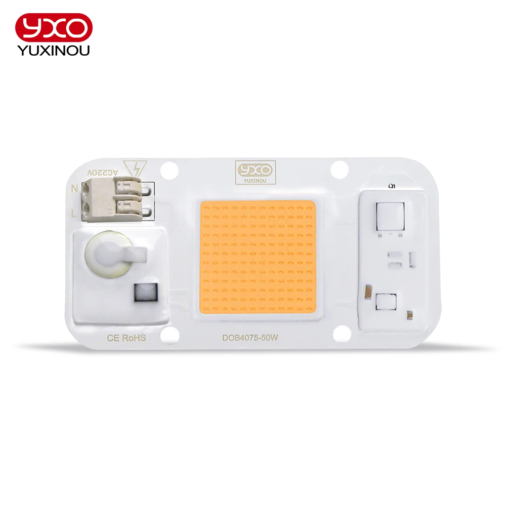 Energy-Efficient LED Chip for DIY Lighting Projects - Waterproof, Cold/Warm White Options