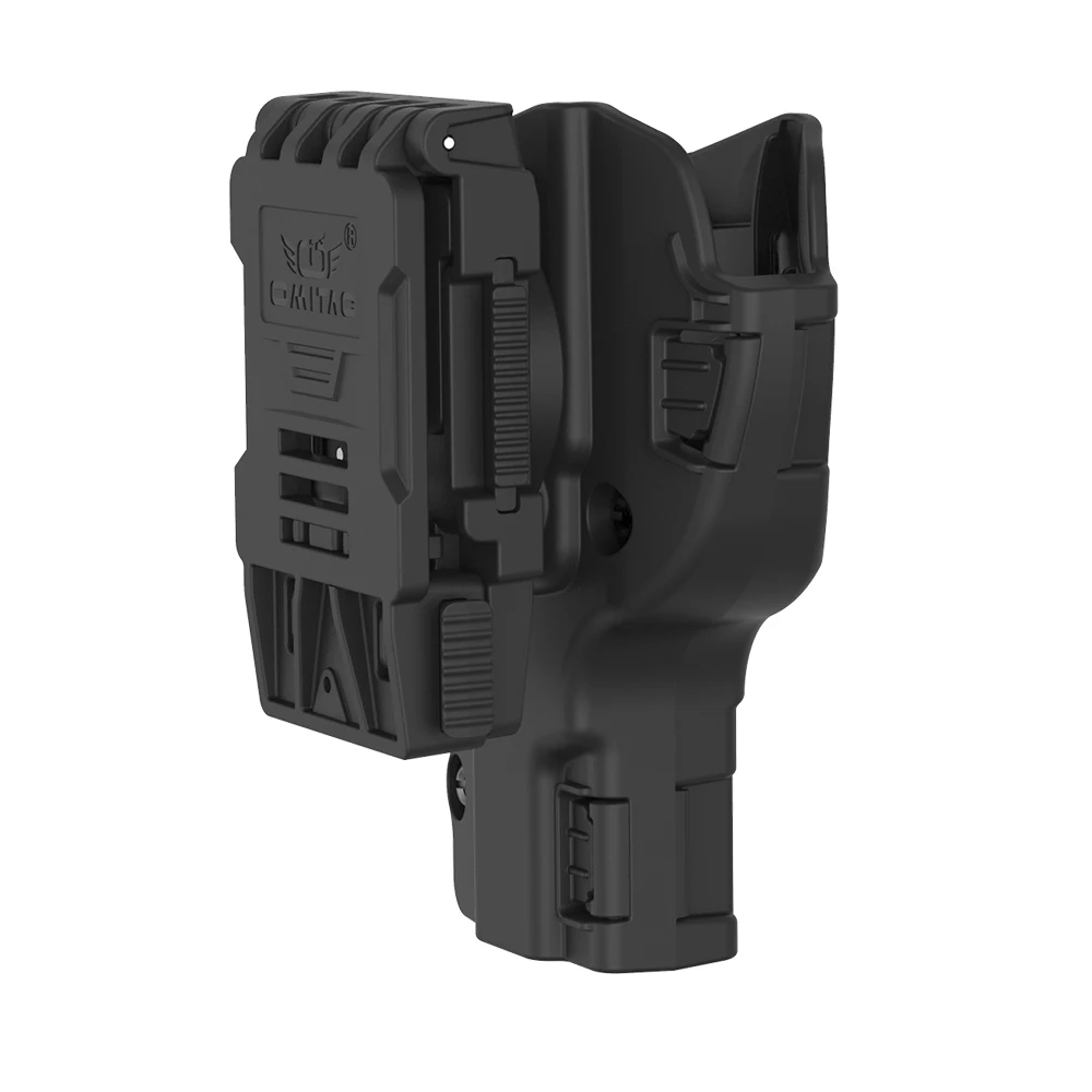 Pistol Holster Gun Holster Hunting Holster Baton Holster 360&deg; Rotation Belt Loop Holster Beretta 98FS Beretta 92FS Right Index Finger Released Autolock Retention Level 2 Holster OWB