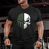 3D Men's T shirt -- Skull T Shirt