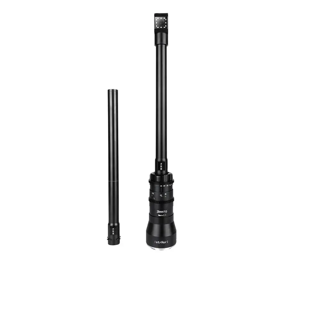 Obiettivo Sonda Astrhori 28Mm F13 Impermeabile Mf Full Frame Obiettivo Speciale Angolo 90 ° Per Sony E Fuji X Canon Rf Ef Nikon Z L Mount