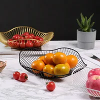 Fruit Basket Durable Metal Wire Storage Bowl Nordic Style Iron Home Snacks Bread Dining Table Indoor Cosmetic Storage Basket 3