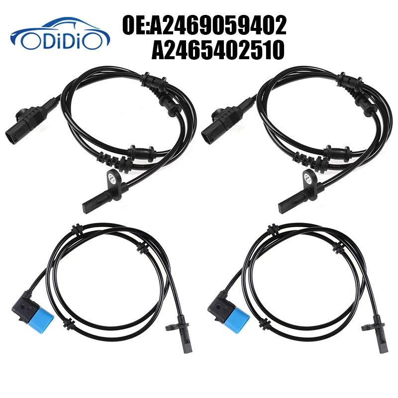 Car ABS Speed Sensor ODIDIO A2465402510 Front A2469059402 Rear ABS Wheel Speed Sensor For Mercedes Benz A-Class B-Class GLA CLA W117 W156 W176
