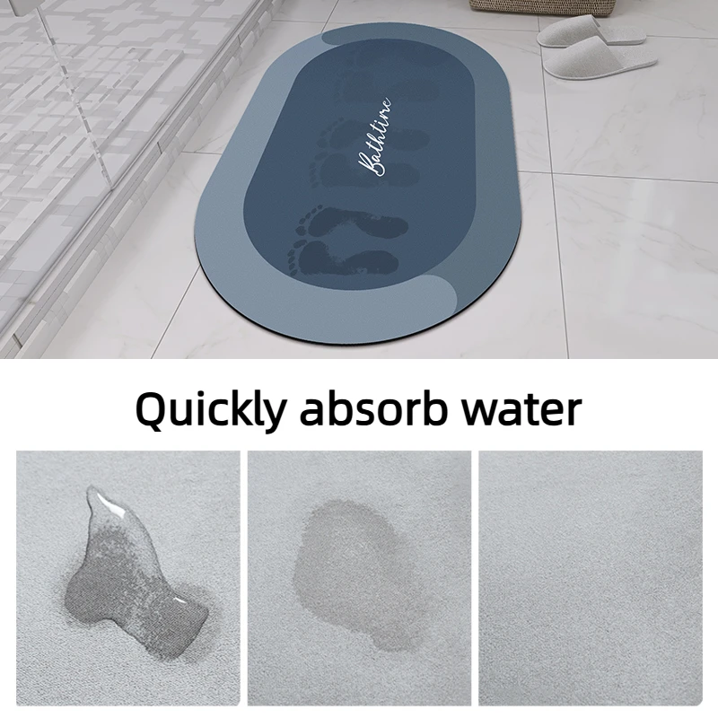 Must-Have! Morandi Colored Diatom Mud Mat with Minimalist Design. 5