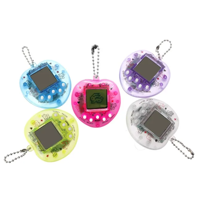 1PC /5PCs Transparent Electronic Pets Tamagotchi Nostalgic 49 Pets In One Virtual Cyber Digital Pet Toys Pixel Funny Play Toys 4