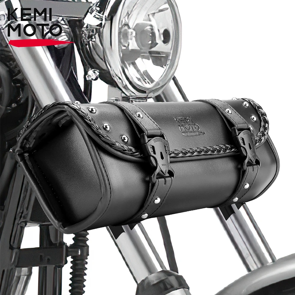

Motorcycle Handlebar Bag Universal for BMW for Honda for Yamaha Front Fork Bag Saddlebag Motorcycle Roll Bags Tool Storage Pouch