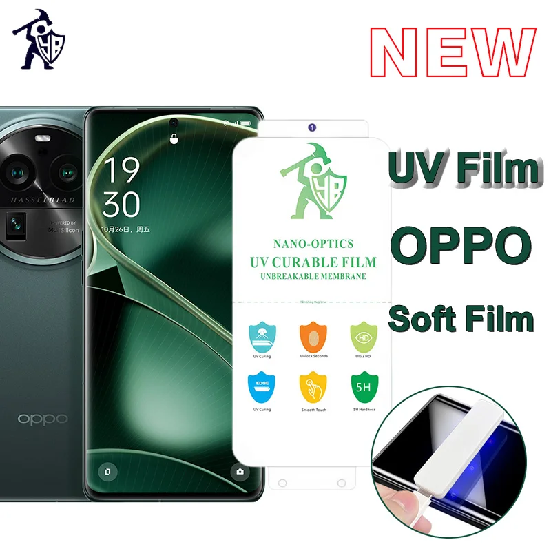 Pellicola Salvaschermo Uv Per Oppo Find X6 X5 X3 X2 X Pro Hd Pellicola Salvaschermo Per Oppo Reno 9 7 6 5 4 3 Pro Plus Membrane A Copertura Totale