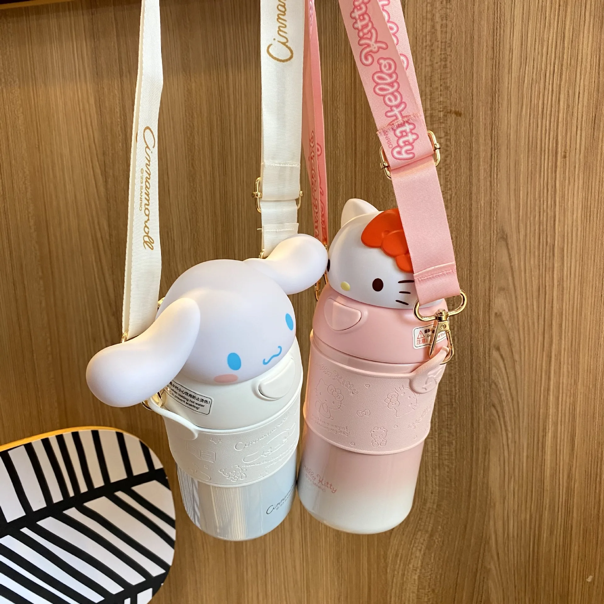 Kuromi デザイン ガラスボトル 空 480ml Kawaii Vacuum Insulated Bottle Kawaii Hello Kitty